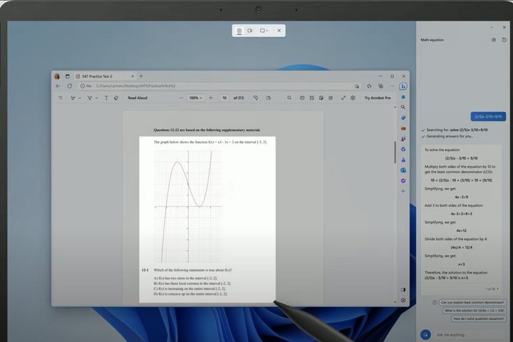 Microsoft September launch demo.