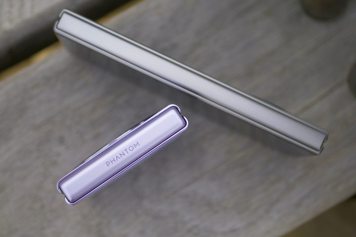 The hinge on the Tecno Phantom V Fold and Tecno Phantom V Flip.