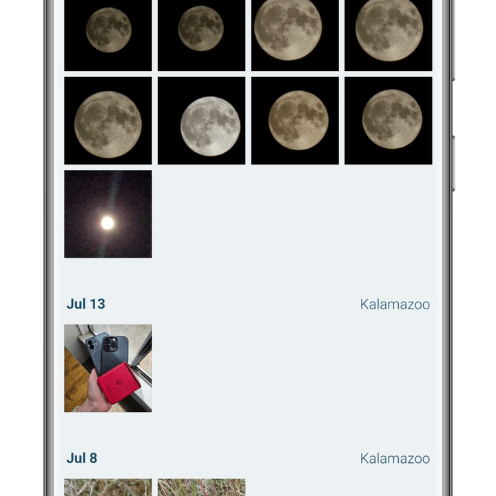 Setting up the Secure Folder feature for hiding photos on a Samsung phone.
