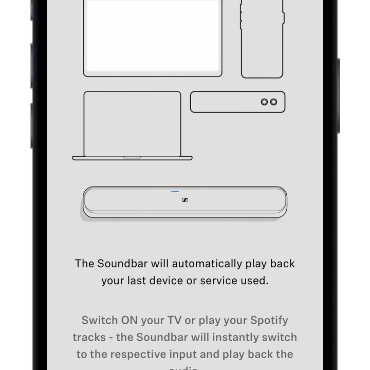 Sennheiser Smart Control app for iOS.