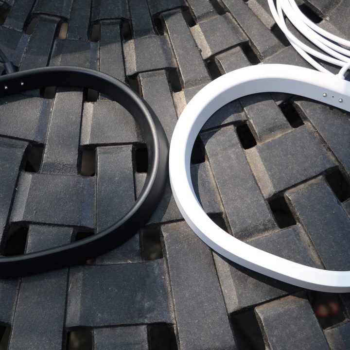 Sonos Move charging base in black and Move 2 in white.