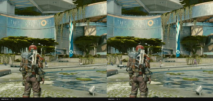 FSR High comparison in Starfield.