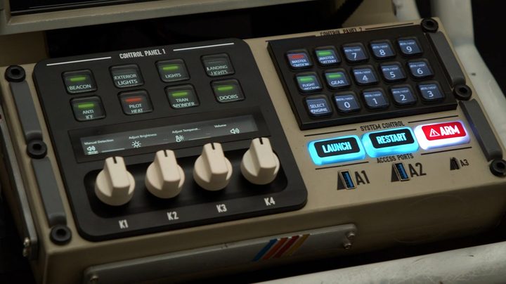 Controls on a custom Starfield PC.