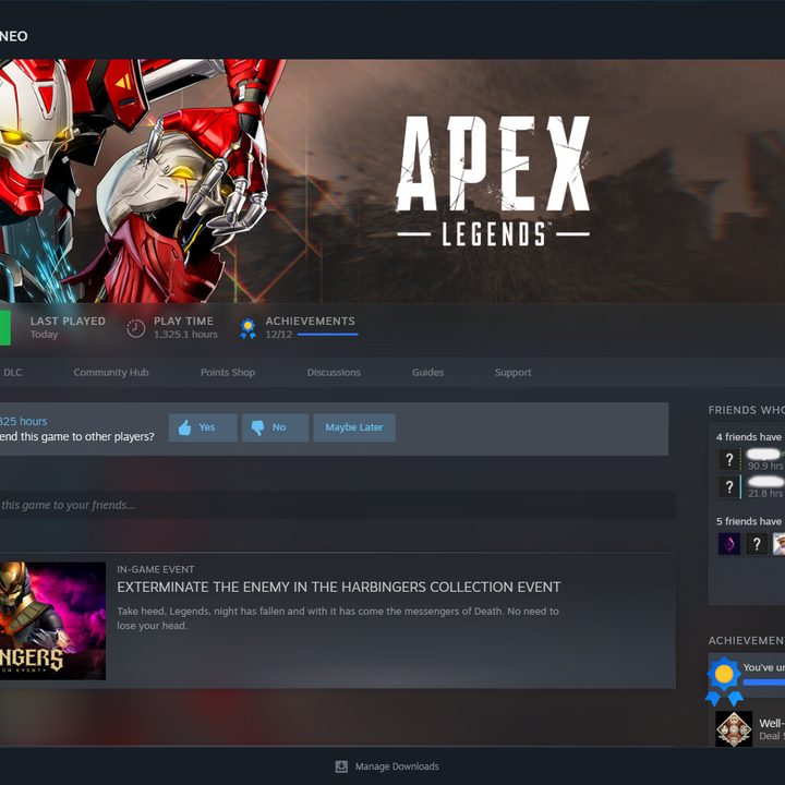 A screenshot of Steam running on Windows 11.