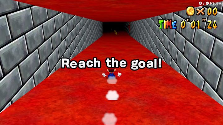 A microgame built around Super Mario 64 appears in WarioWare: Move It!