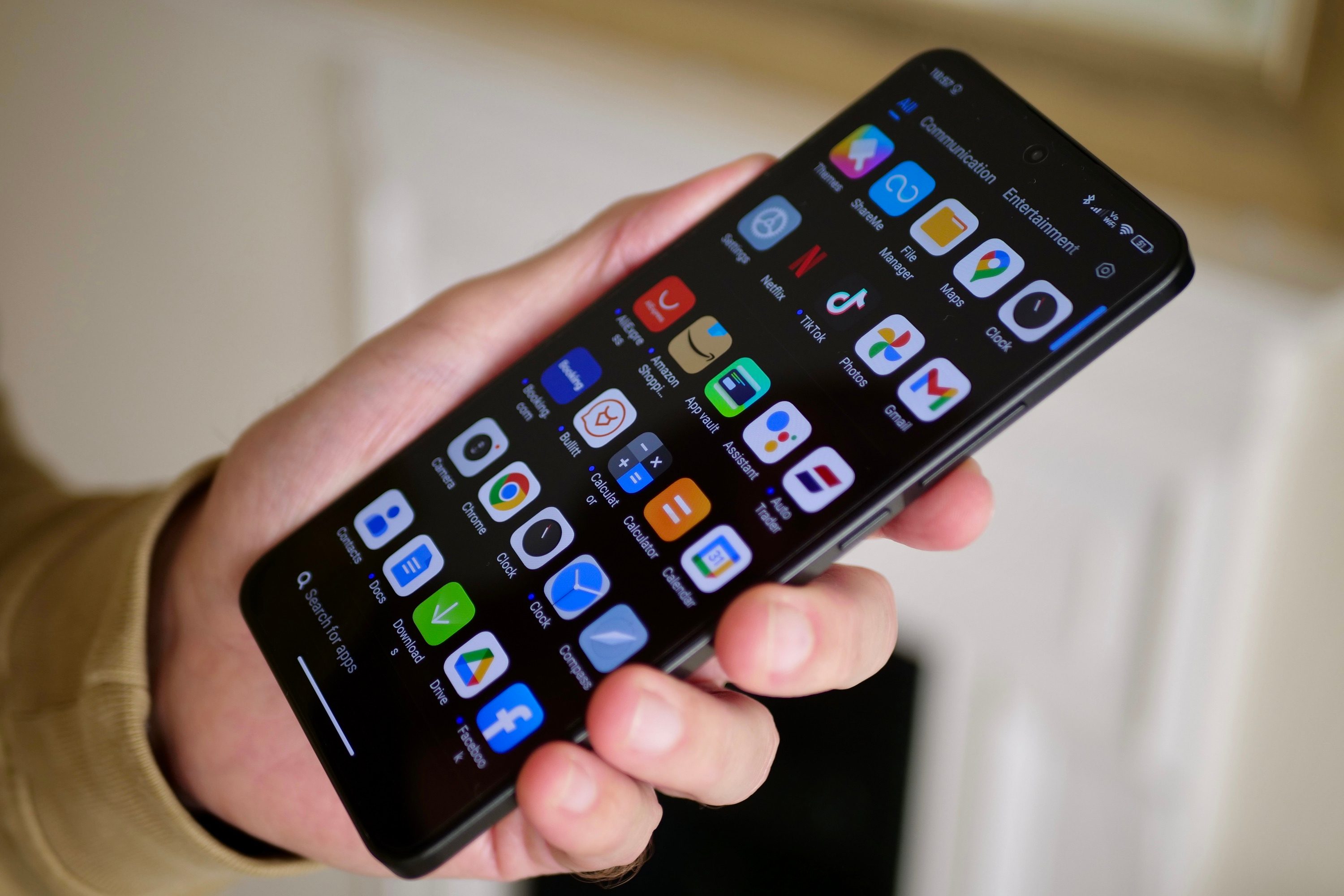 The apps screen on the Xiaomi 13T Pro.