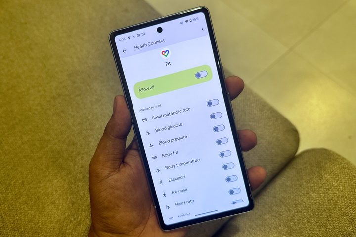 Health Connect system in Android 14.