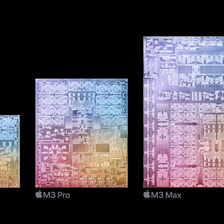 Apple's M3 chip family.