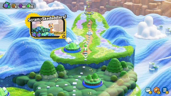 Scram, Skedaddlers! level in Mario Wonder