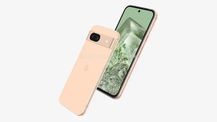 Rendering showing a possible Google Pixel 8a.