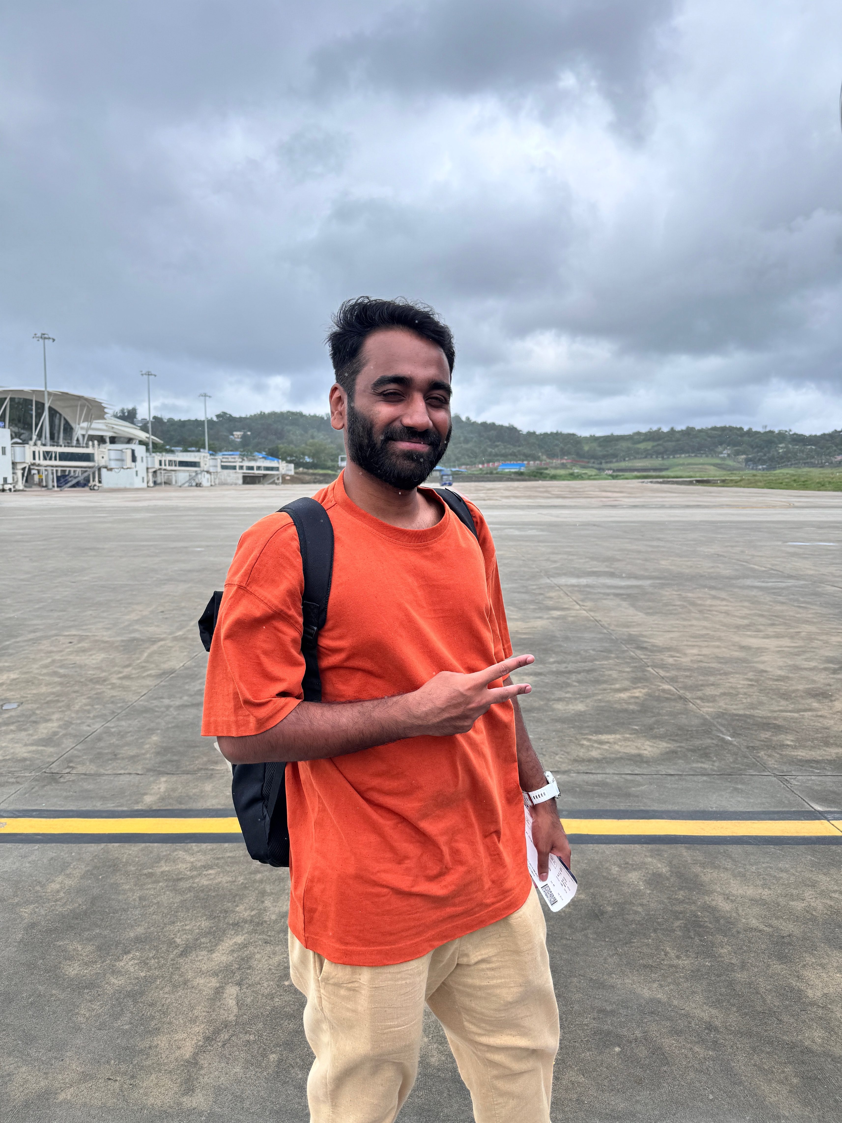 Person clicked on iPhone 15 Pro in Photographic Style Vibrant Cool.