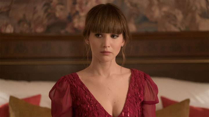 Jennifer Lawrence in Red Sparrow.
