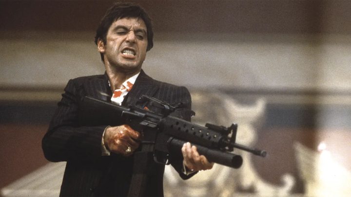 Al Pacino in Scarface.