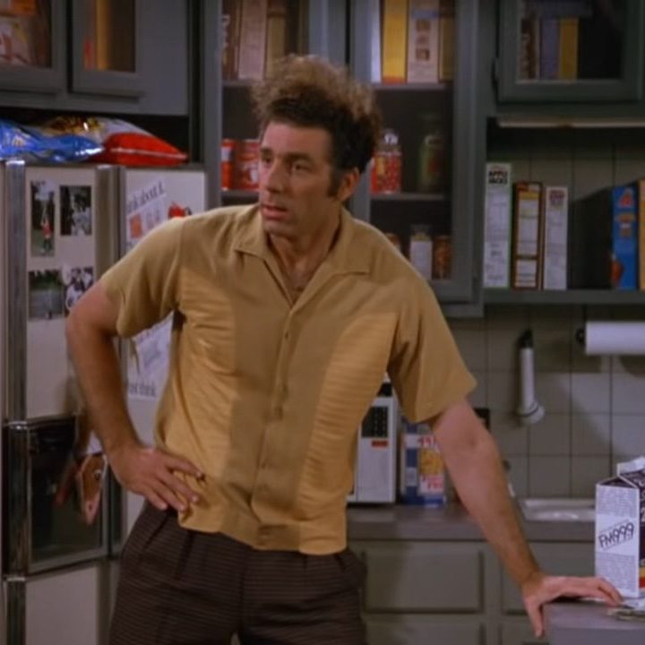 Kramer in "Seinfeld."