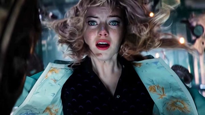 Emma Stone as Gwen Stacy in The Amazing Spider-Man 2.