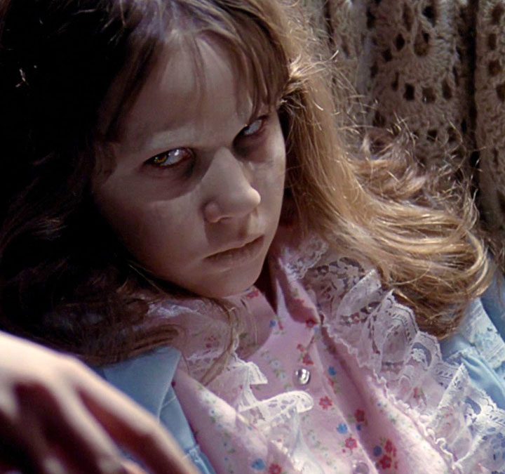 Linda Blair in The Exorcist.