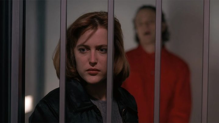 Gillian Anderson in The X-Files.