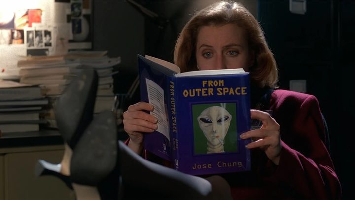 Gillian Anderson in The X-Files.