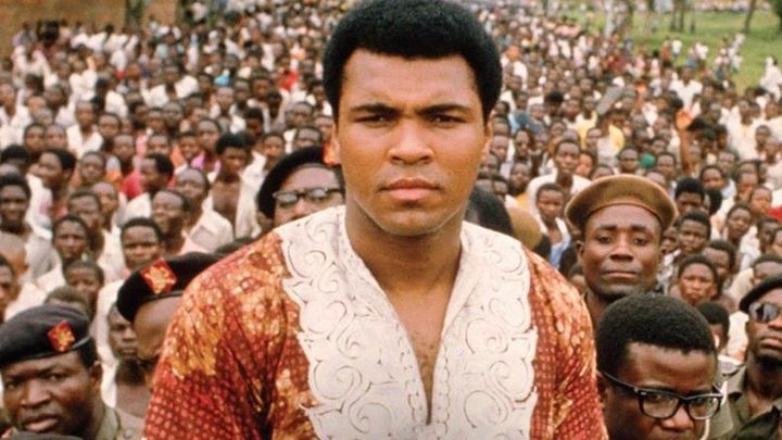 Muhammad Ali in Africa in When We Were Kings.