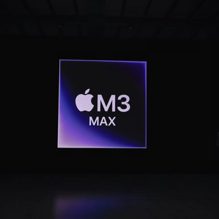 Apple revealing the M3 Max processor.