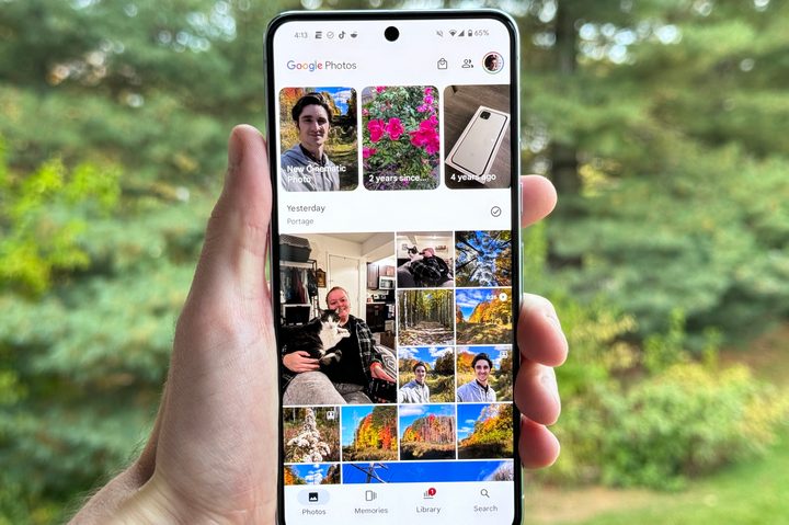Google Photos app on a Google Pixel 8 Pro.