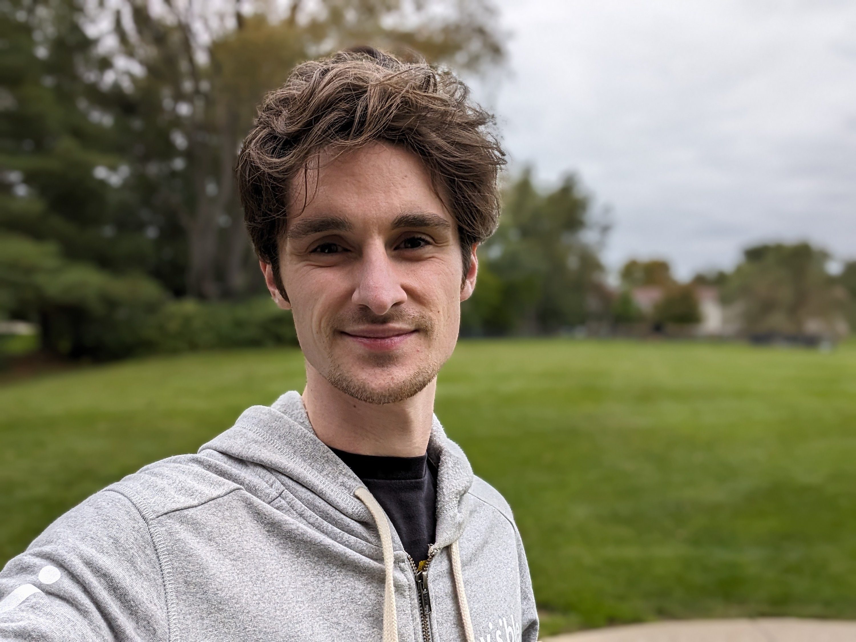 Selfie of Joe Maring standing outside taken with the Google Pixel 8 Pro.