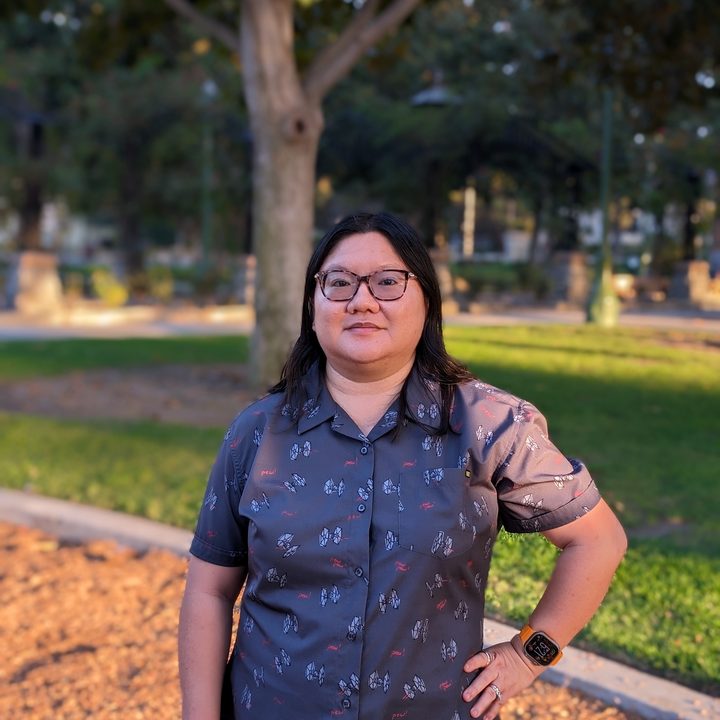 Portrait of Christine taken with Google Pixel 8 Pro.