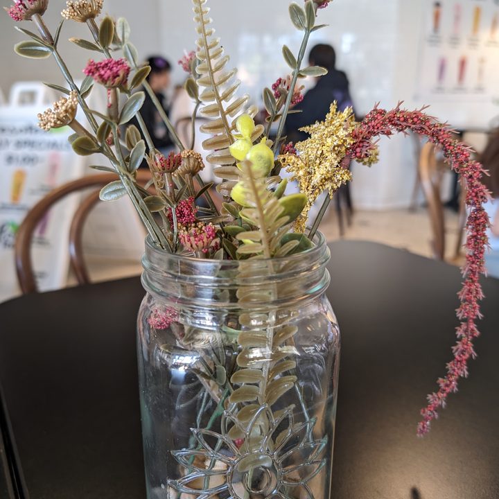 Plant table decor taken with Google Pixel 8 Pro main camera.