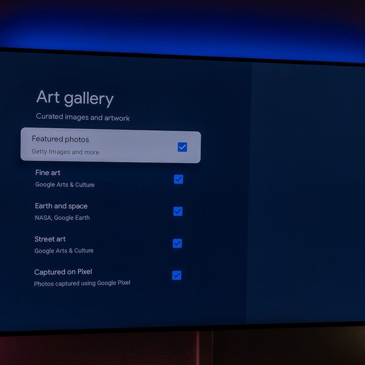 streaming platform best screensaver google tv 7