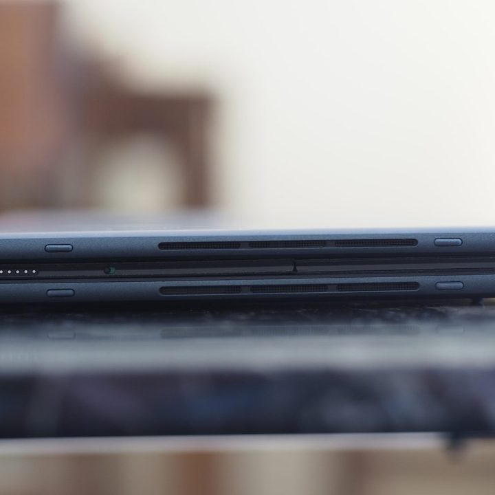 HP Spectre Foldable PC left side view showing speaker.