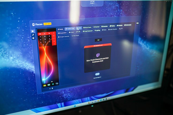 Widget options in Hyte Nexus.