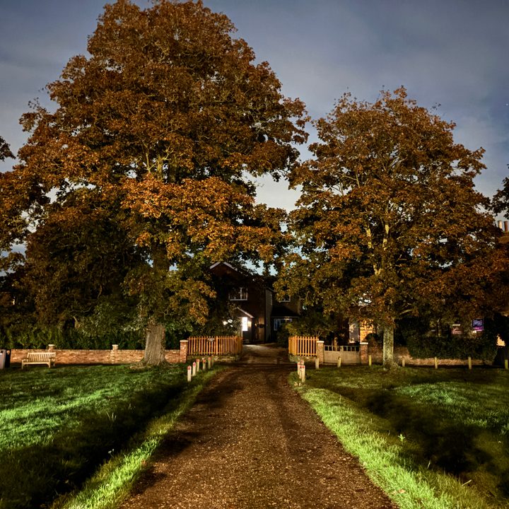 A Night Mode photo taken with the Apple iPhone 15 Plus.