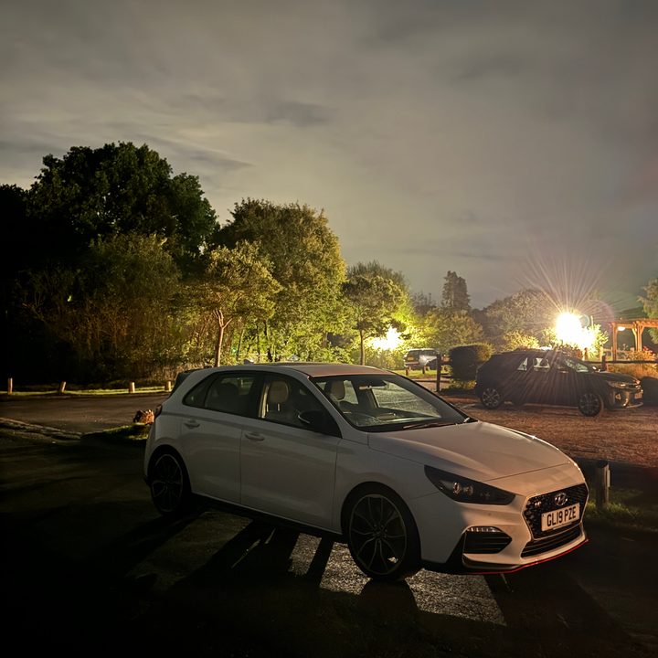 A photo taken with the Apple iPhone 15 Pro Max's 5x main camera in Night mode.