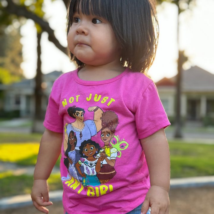 Portrait of toddler taken with iPhone 15 Pro.