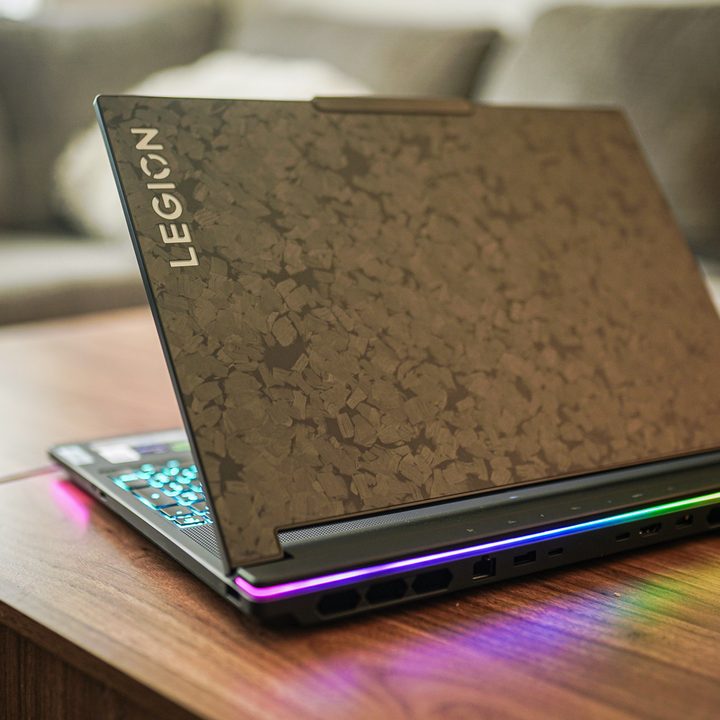 The lid of the Lenovo Legion 9i.