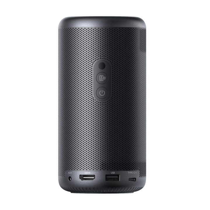 The back of the Nebula Capsule 3 portable projector.
