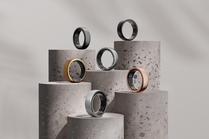 The Oura Ring lineup of wearables as of October 2023.