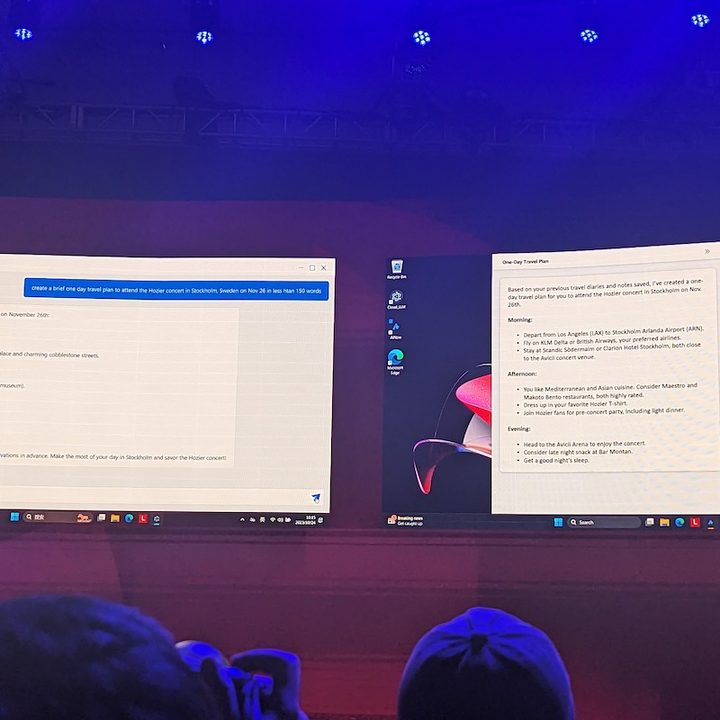 Lenovo's personal AI twin demo.