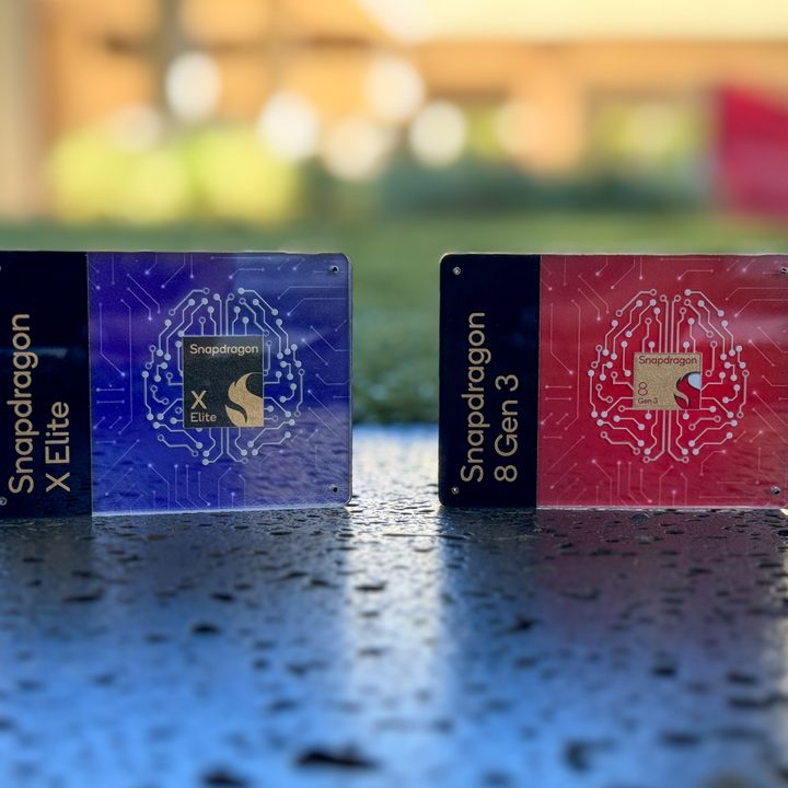Two Qualcomm Snapdragon chips.