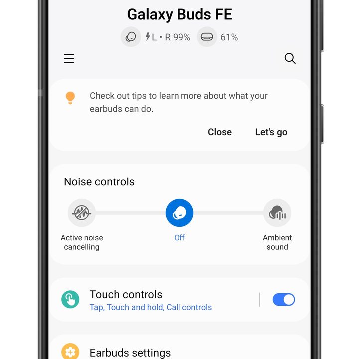 Samsung Wearable app for Android: