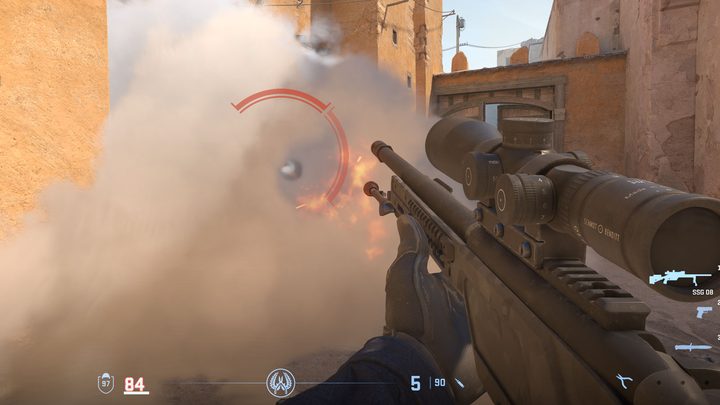 Testing smoke physics in CS:GO 2.