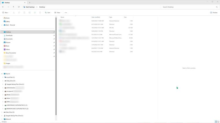 Windows 11 default File Manager view screenshot.