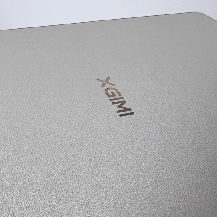 The faux leather covering of the top of the The Xgimi Horizon Ultra projector.