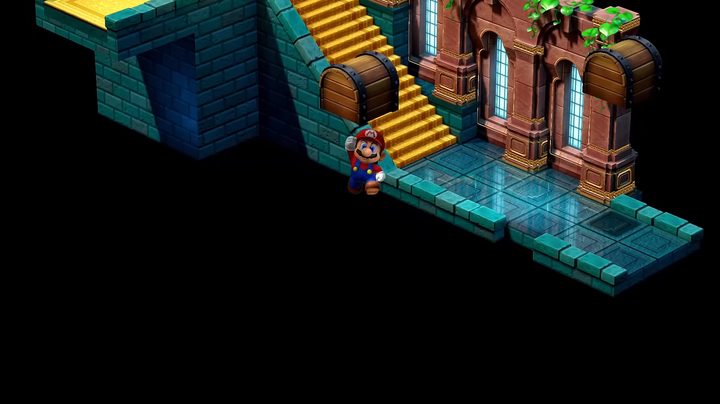 Mario in the numbus castle.