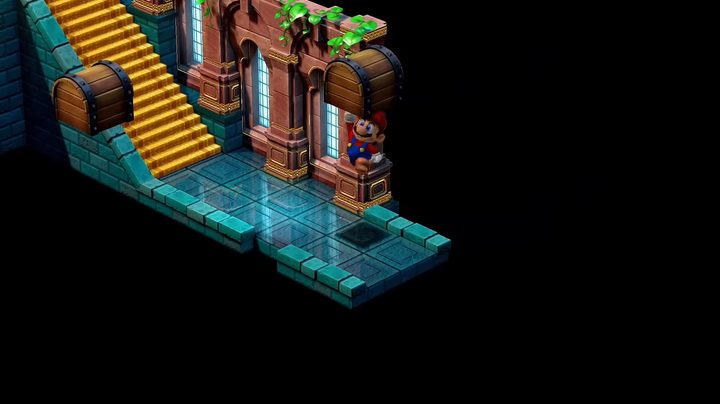 Mario in the numbus castle.