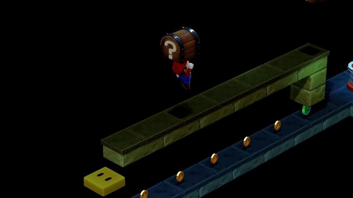 Mario in a sewer.