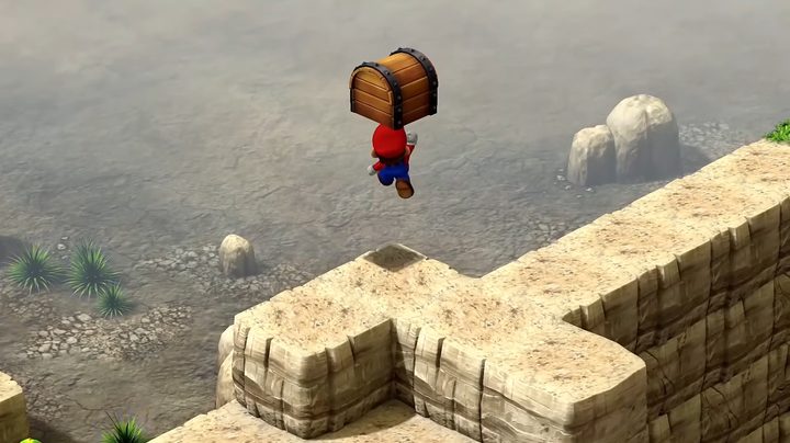 Mario in the desert.