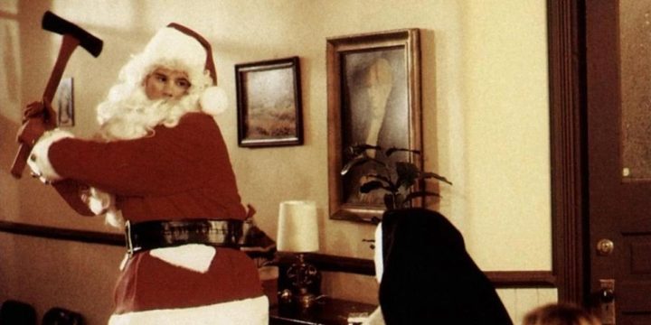 A man dressed as Santa kills another victim