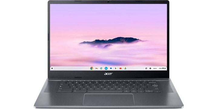 The Acer Chromebook Plus 515 on a white background.