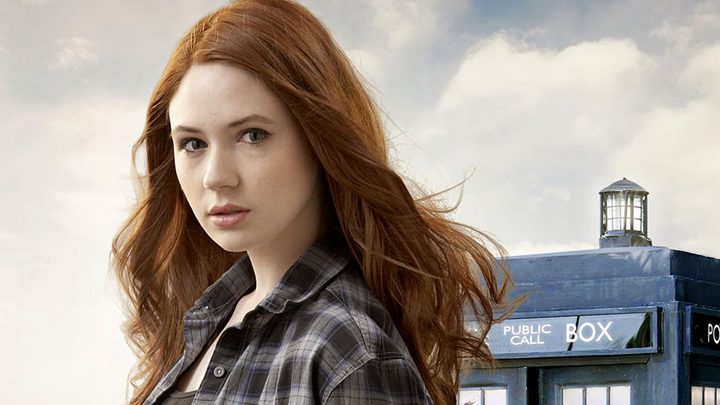 Karen Gillan as Amy Pond.
